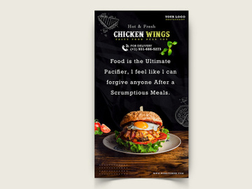 Food Social Media Post Template preview picture