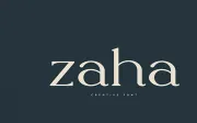 Zaha Font Freebie
