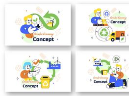 10 Circular Economy Vector Illustration preview picture