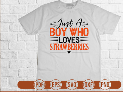 Just a Boy Who Loves Strawberries