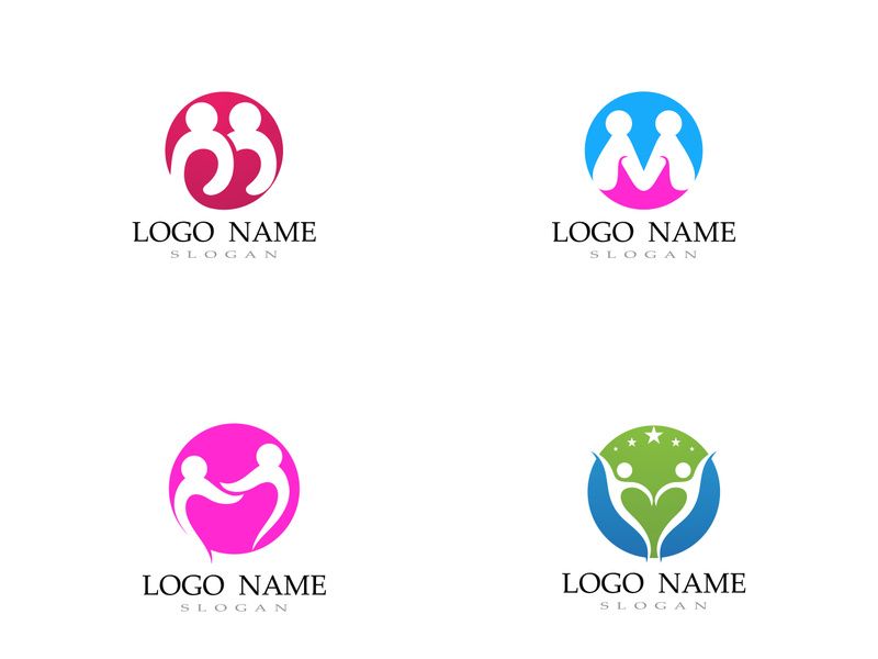 Adoption children community and family care logo