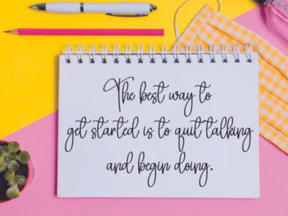 Background Signature Font