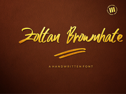 Zoltan Brownhate Font - Free Fonts (Personal Use Only)