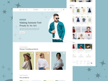 Fashion Online Shop Landing Page preview picture