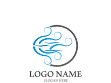 Wind icon vector illustration design template