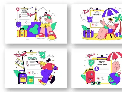 10 Travel Insurance Illustration