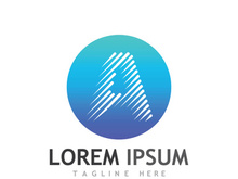 modern and creative initial letter A logo.