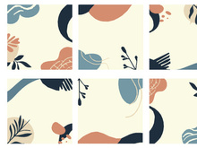 abstract botanical background