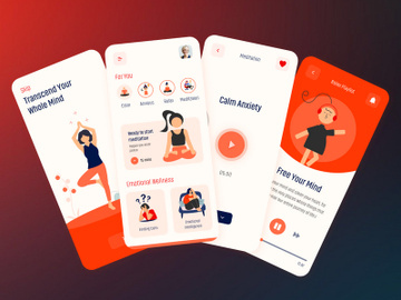 Meditation App UI Kits preview picture