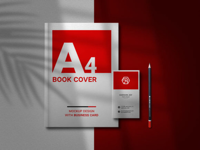 Book Cover with Business Card