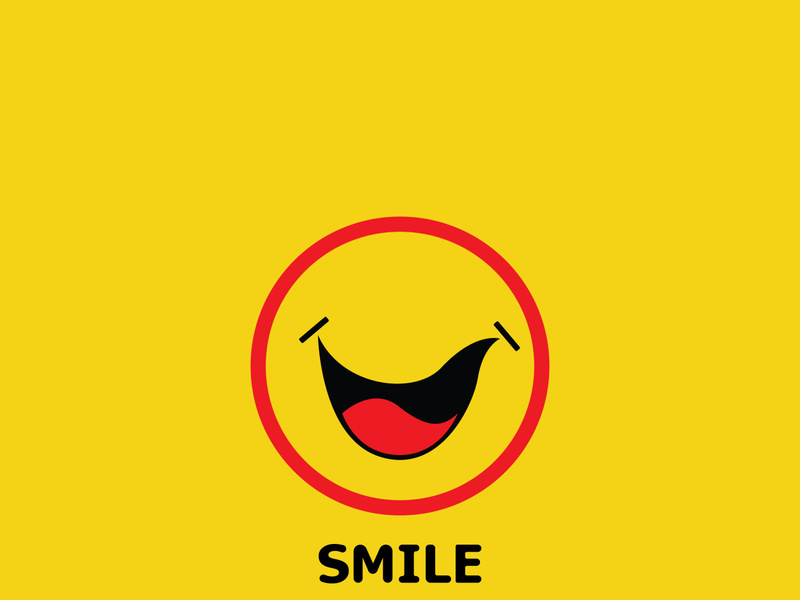 Smile logo and symbol vector image