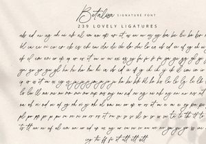 Betalisa - Signature Font