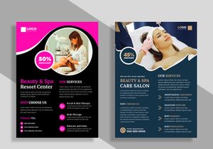 Beauty Spa Salon Flyer Template Design Ver-3