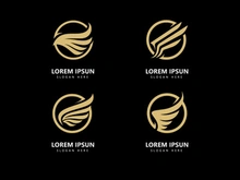 Wing Logo Template vector icon design