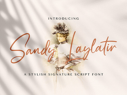 Sandy Lailyatir - Handwritten Font