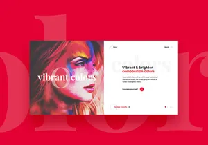 Vibrant Hero Headers Free (Ps & Xd)