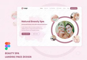 Beauty Spa Landing Page Design