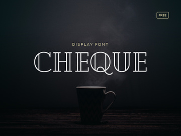 Cheque Free Font preview picture