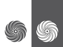 vortex vector illustration icon logo template design