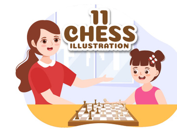 11 Chess Board Game Illustration preview picture