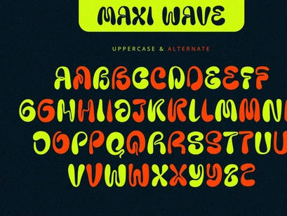 Maxi Wave - Display Font