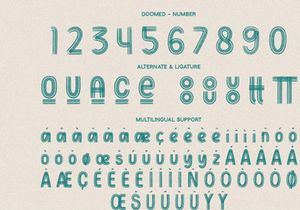 Doomed - Brush Font