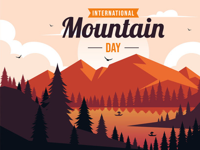 11 International Mountain Day Illustration