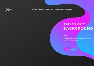 Pink Blue Abstract trendy gradient background