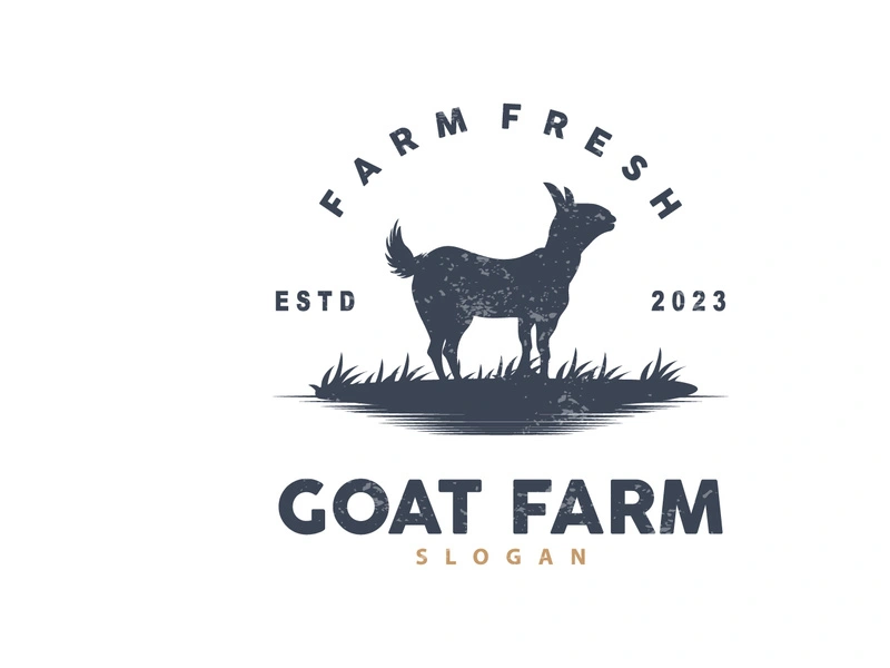 Goat logo, Goat Farm Inspiration Design