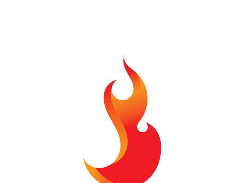 Fire flame vector illustration design