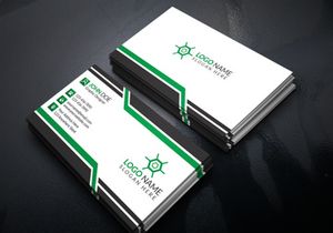 Clean And Minimal Business Card Design Template
