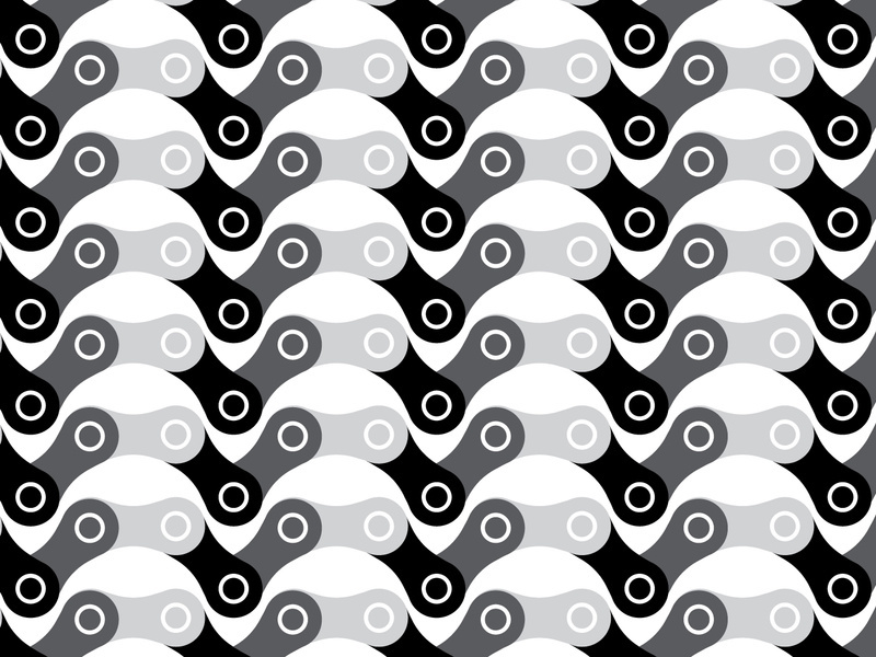 Chain pattern wallpaper background vector