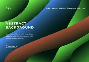 Vibrant Green Background Abstract