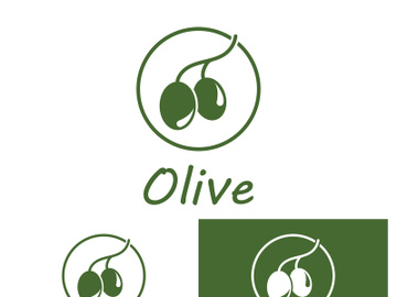 Olive fruit logo design. preview picture