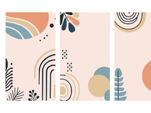 Abstract botanical background