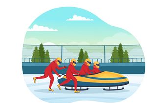 11 Bobsleigh Sport Illustration
