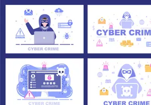 15 Cyber Crime Illustration
