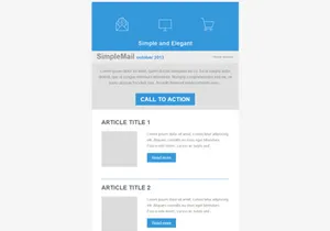 SimpleMail Email Newsletter Templates