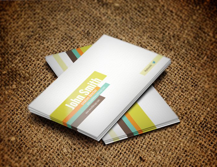 Dotted Business Card Template
