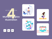 Multiple topics illustration M7