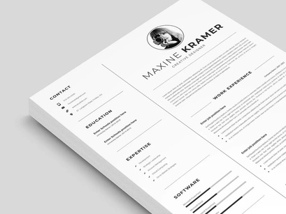 CV Resume & Letter cover Template