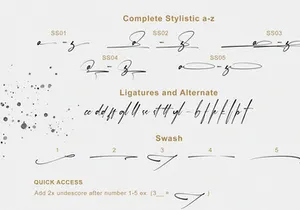 Janelotus - Signature Font
