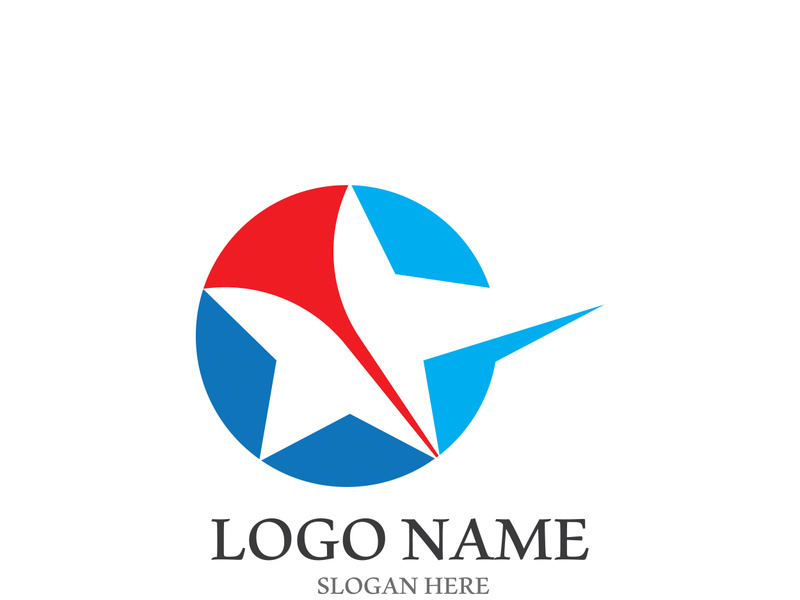 Star icon template vector illustration design