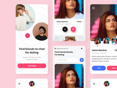 Malming - Dating Design Mobile App