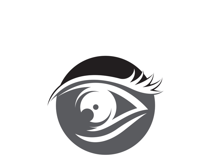 Branding Identity Corporate Eye Care vector logo design