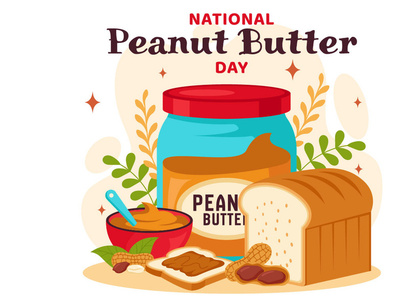 11 National Peanut Butter Day Illustration