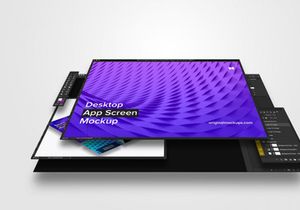 Desktop App Screen Mockup 01