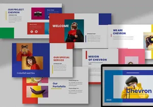 Chevron google slides Template