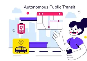 10 Autonomous Public Transit Illustration