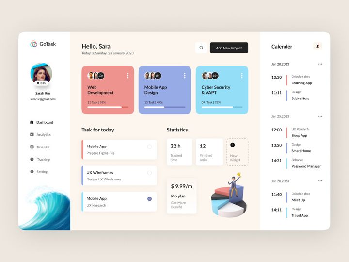 Project Management Dashboard
